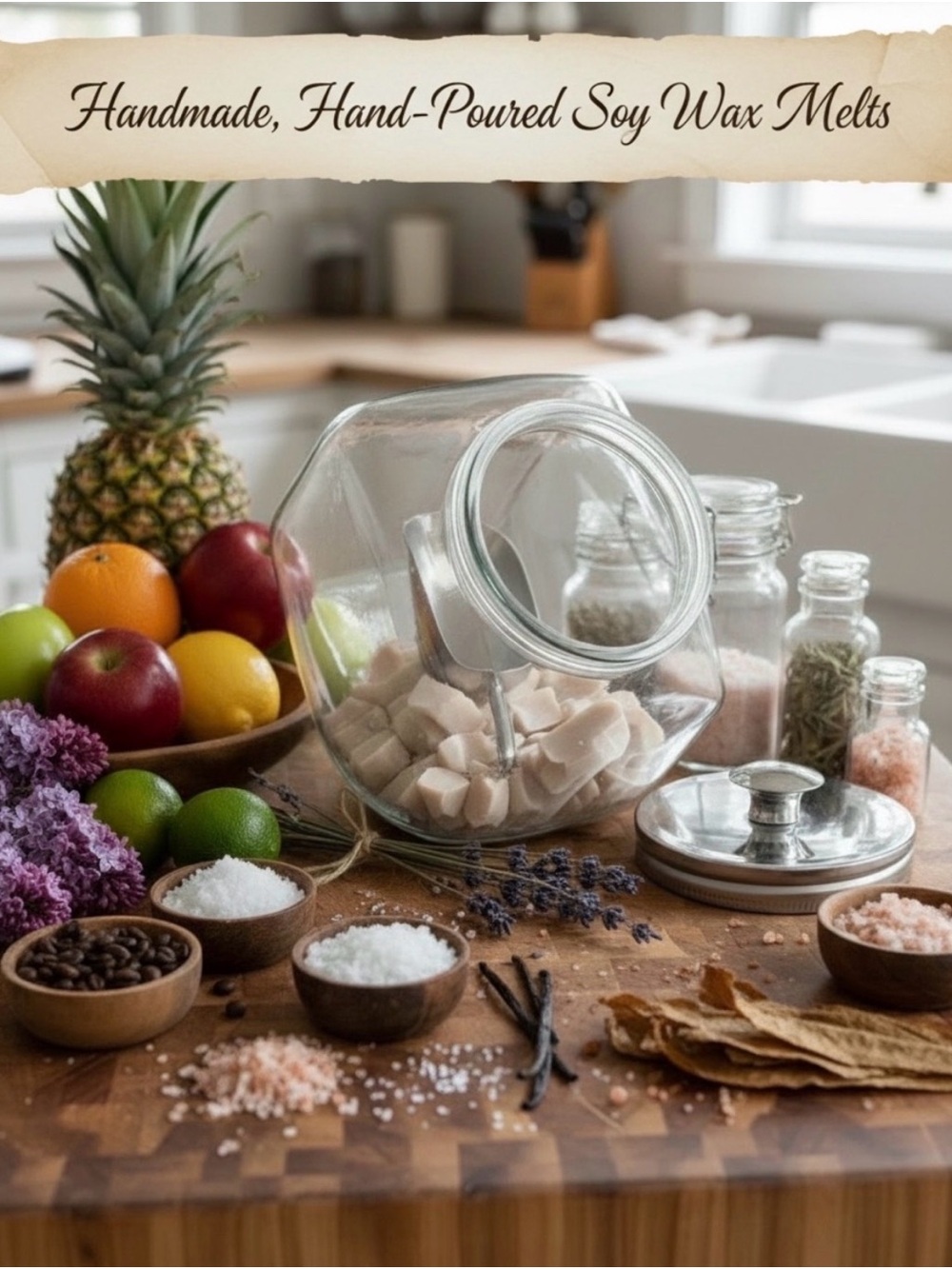 Handmade Soy Wax Melts- Various Scents Available